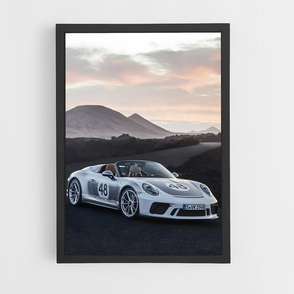 Poster magnifique speedster – affiche Porsche (vue 2)